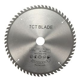 la circulaire de CTT de 250mm scie la lame pour le matériel dur d'acier allié de coupe en bois