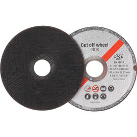 Type plat mince superbe disque abrasif de coupe de résine pour l'acier inoxydable