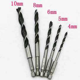Mèches à bois à queue hexagonale en acier à haute teneur en carbone