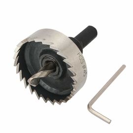 Scie cloche HSS de 45 mm pour acier inoxydable avec queue à 3 méplats