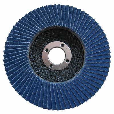 Disque à lamelles en zircone de 4,5 pouces, grain 60, pour meuleuse d'angle