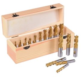 DIN844 4 Flute HSS fin de broyeur pour l'aluminium en acier inoxydable métallique