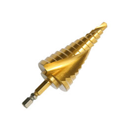 HSS revêtue de titane Forage par étape Bit Hex Shank pour le métal