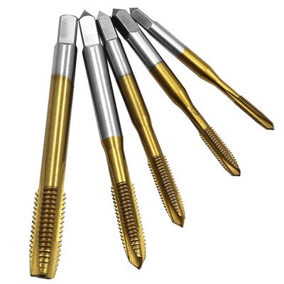 Tarauds machine HSS à pointe hélicoïdale DIN371 revêtus Ti M3-M50
