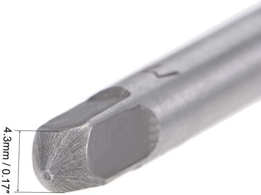 HSS M6 Taps à main Flûte droite 1 tonneau fil métrique