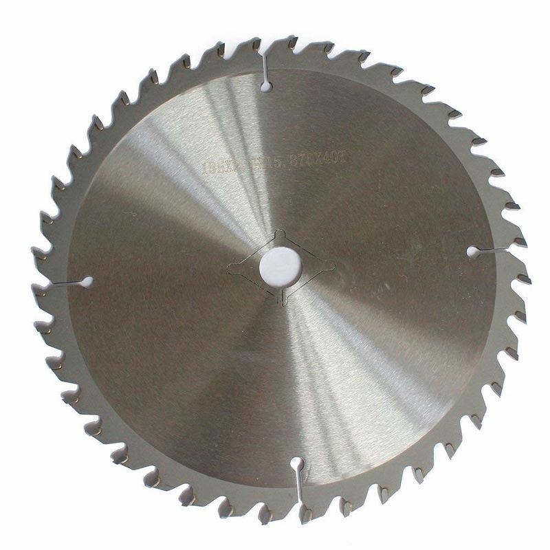 Lame de scie circulaire TCT 40 dents de 7-1/4 pouces pour bois dur et tendre