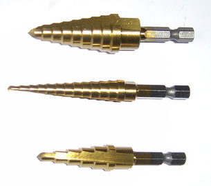 HSS revêtue de titane Forage par étape Bit Hex Shank pour le métal