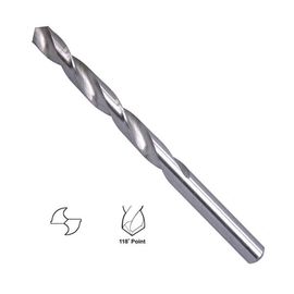 DIN338 Bits de forage HSS 1-13mm Tête droite 118 degrés point