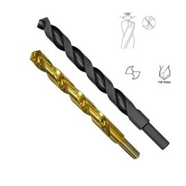Forets hélicoïdaux en acier rapide à queue réduite 1/2" - Norme DIN