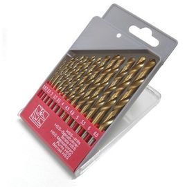 peu de perceuse à grande vitesse de torsion de HSS de l'acier 13PCS réglé pour le métal avec Ti-enduit