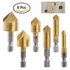 Le peu de perceuse de fraise de HSS a placé 6 PCs 1/4