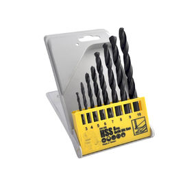 8 pièces de broyeur HSS Black Oxide pour le forage des métaux