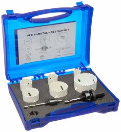 Ensemble de scies à trous en bi-métal HSS M3/M42 avec boîtier en plastique