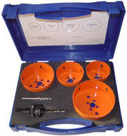6 pièces HSS M3 Kit de scie à trous bi-métalliques pour couper le métal 64-102 mm