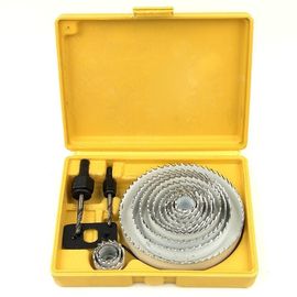 Kit de scies cloches en acier à haute teneur en carbone de 16 pièces pour le travail du bois