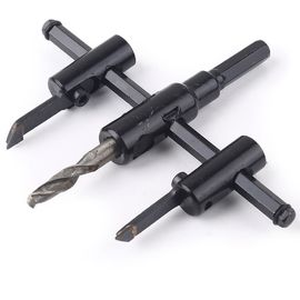 le trou réglable de cercle de 30mm-120mm a vu le kit de peu de perceuse de coupeur pour la coupe en bois