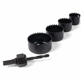 Série de scies à trous en acier au carbone pour le travail du bois 5 pièces 32-54 mm