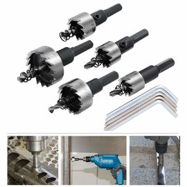 le trou de 5PCS 16-30mm HSS a vu le peu de perceuse placer, trou de coupe en métal a vu l'ensemble