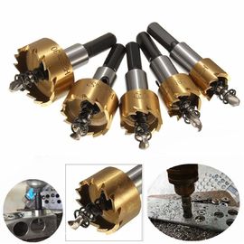 5 pièces de scie à trous HSS 16-30 mm revêtue de Ti pour le forage des métaux