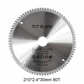 Lampe à scie circulaire TCT 80T 210 mm pour la coupe du bois et du métal