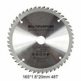 Lampe à scie circulaire TCT de 165 mm 48T pour la coupe du bois et du métal