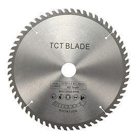 Lampe à scie circulaire TCT de 250 mm 60T pour la coupe du bois et du métal