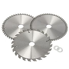 3 pièces de lames de scie circulaire TCT 210mm 24/48/60 dents pour bois et métal